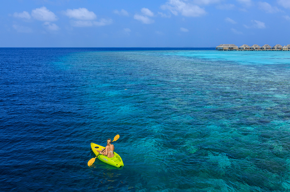 マリンアクティビティも楽しいDusit Thani Maldives！