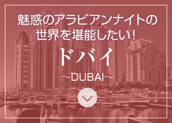 魅惑のアラビアンナイトの世界を堪能したい！ドバイ～DUBAI～